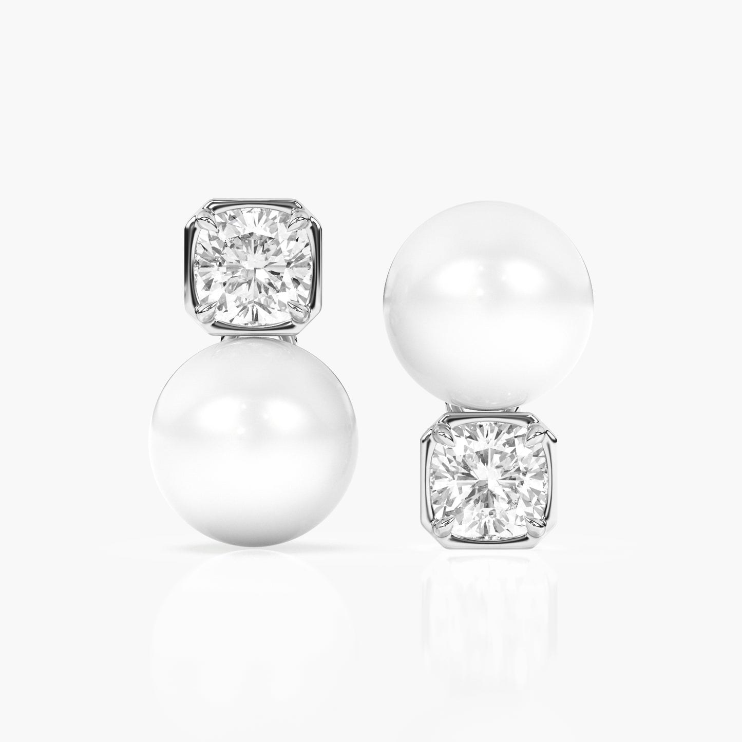 Diamond and Pearl Disco Studs