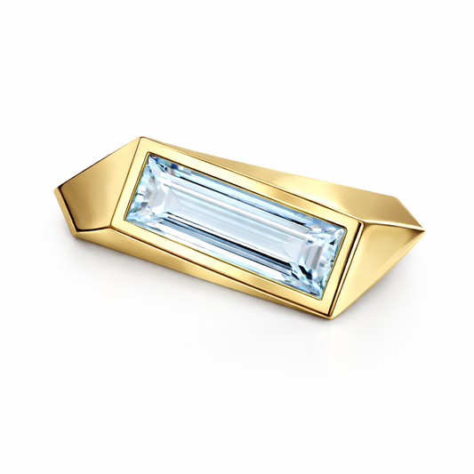 5ct Aquamarine Baguette