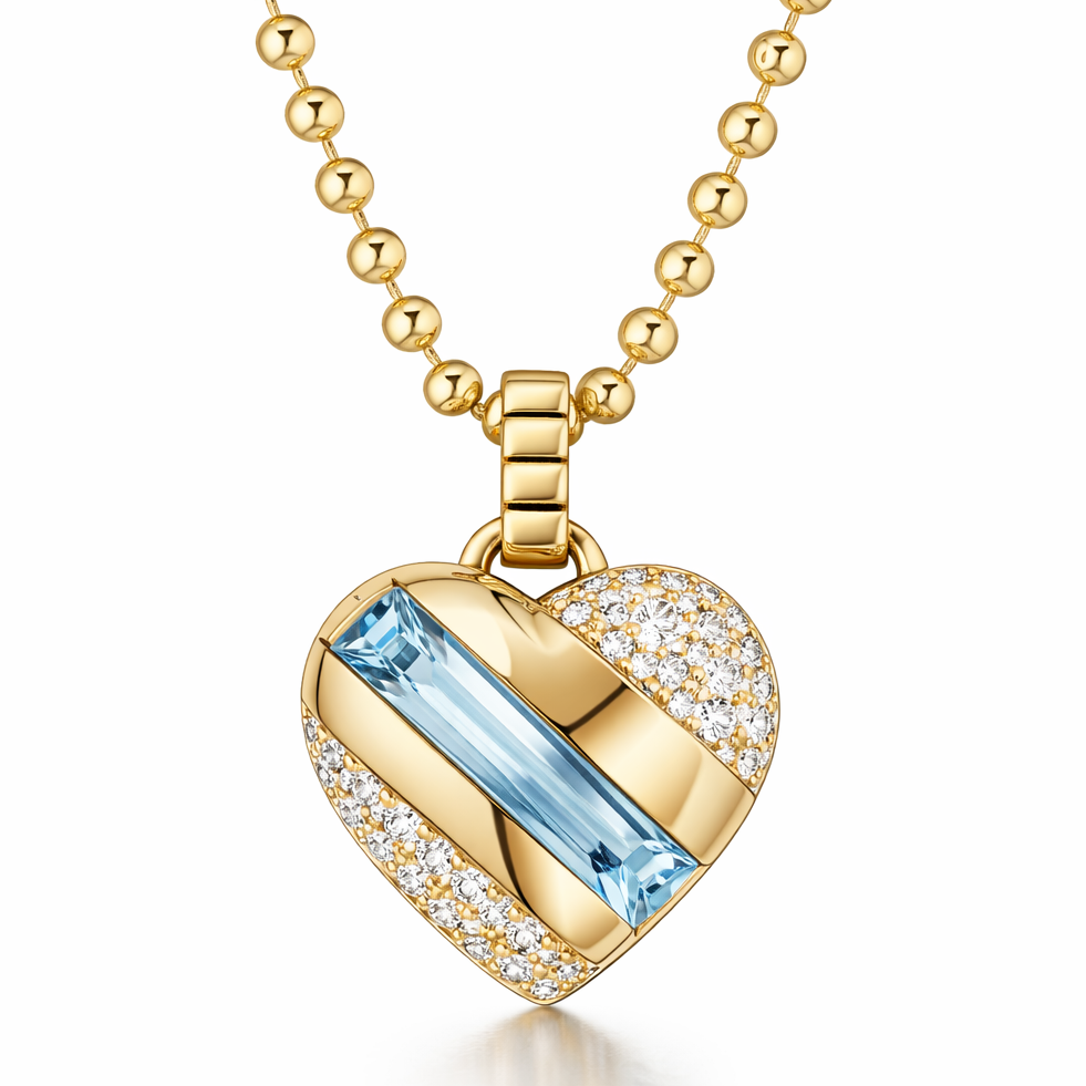 5ct Aquamarine Baguette