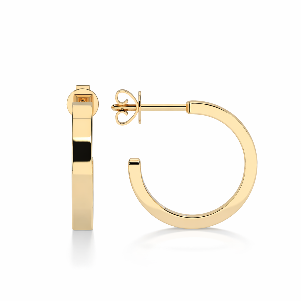 Inside Out Diamond Hoops