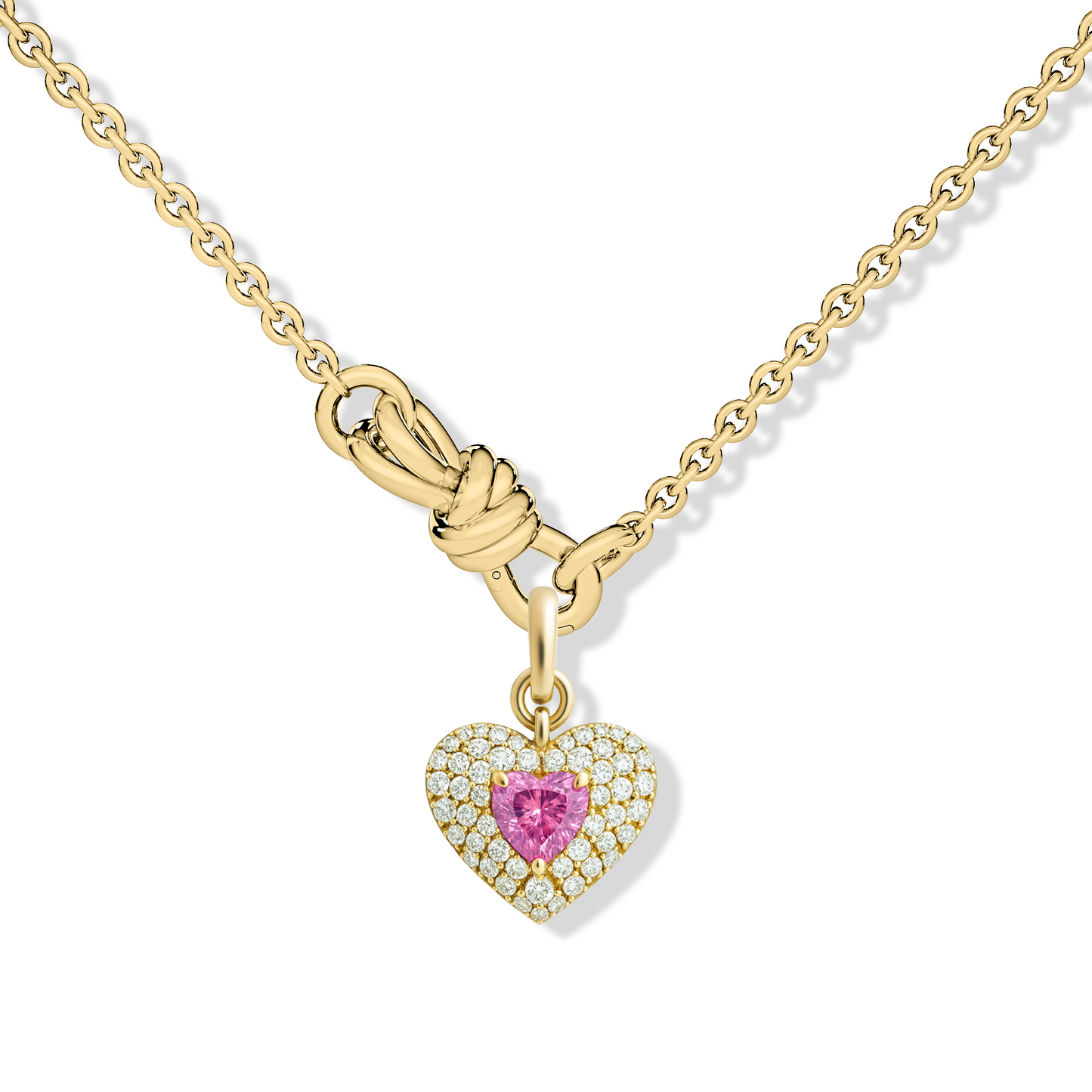 Infinity Knot Carabiner Necklace