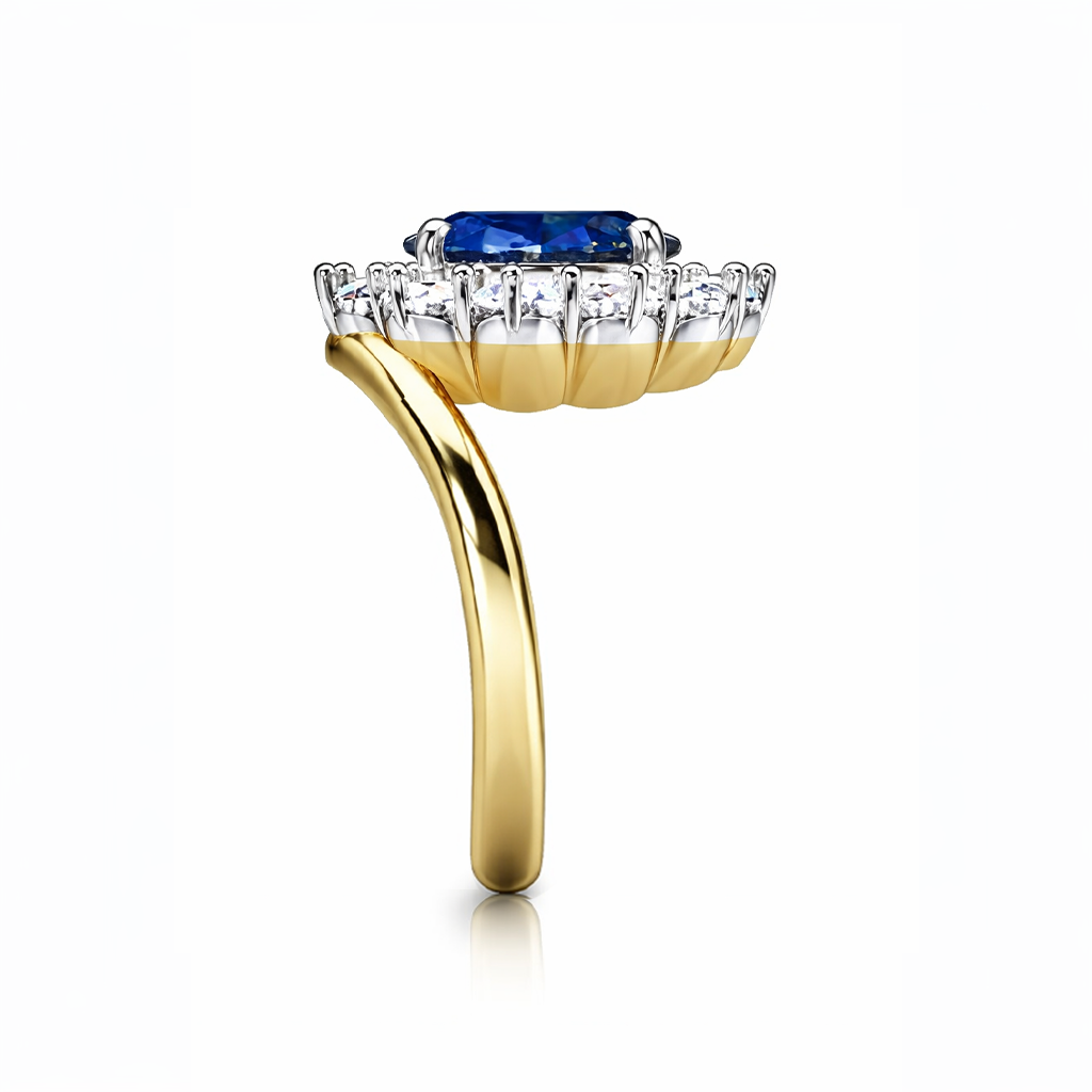 Kate Sapphire Curva Engagement Ring