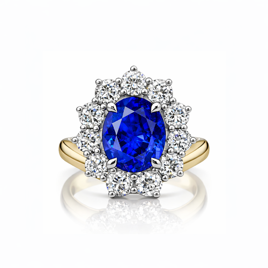 Kate Sapphire Curva Engagement Ring