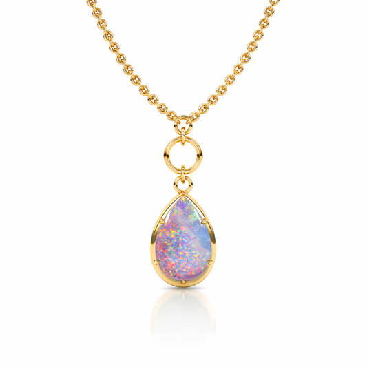 Pear Shaped Opal Pendant