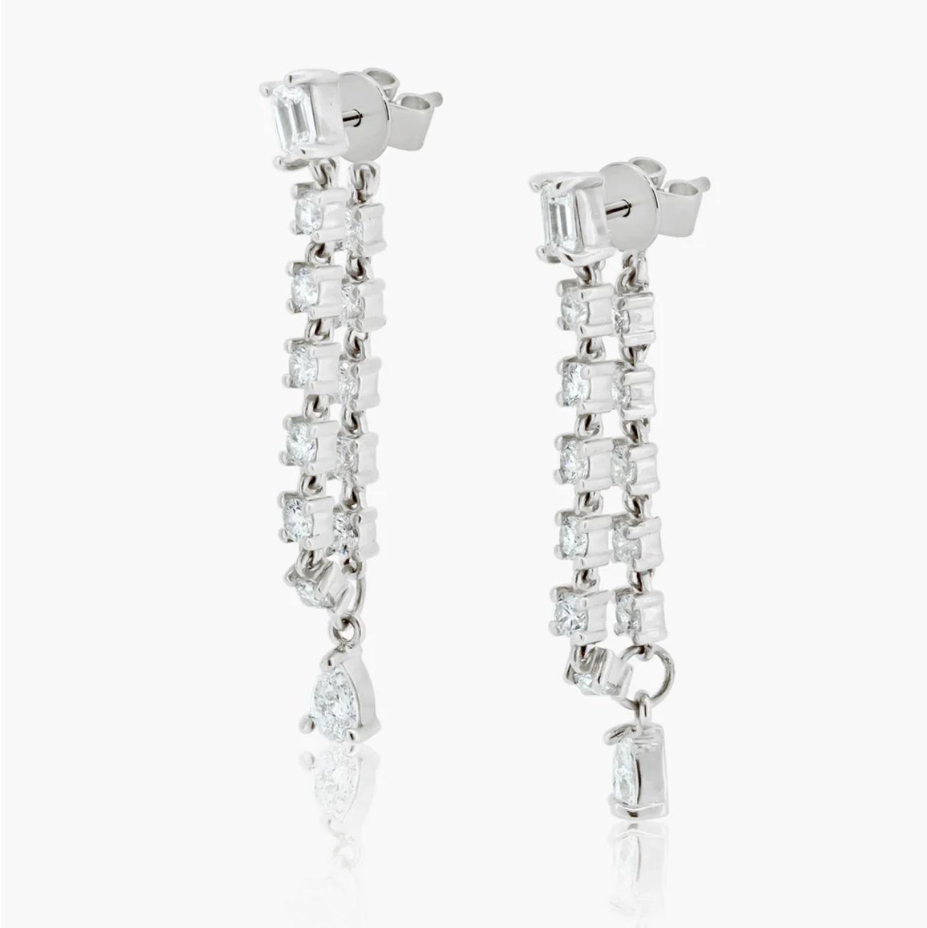 Cleo Diamond Cascade Earrings