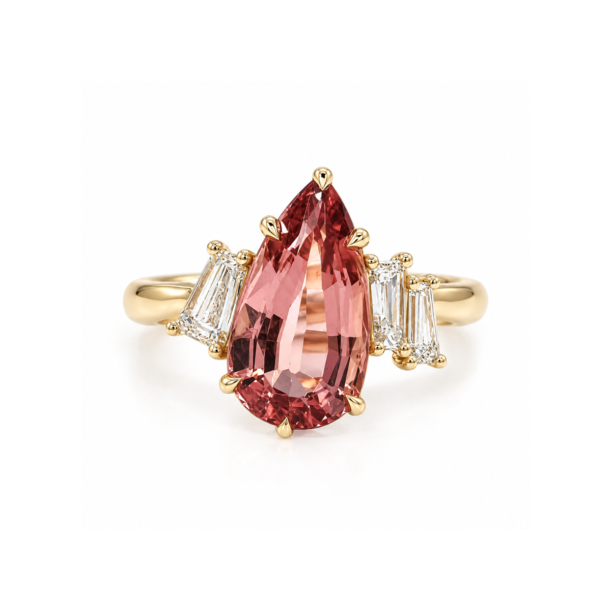 Gatsby Pear Engagement Ring