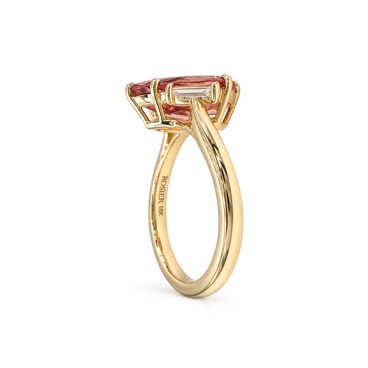 Gatsby Pear Engagement Ring