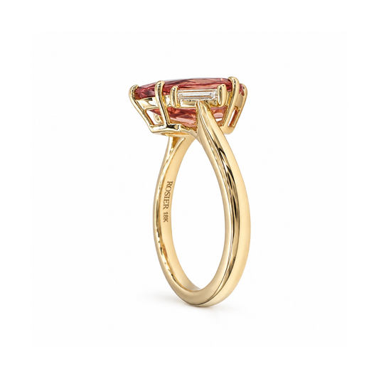 Gatsby Pear Engagement Ring