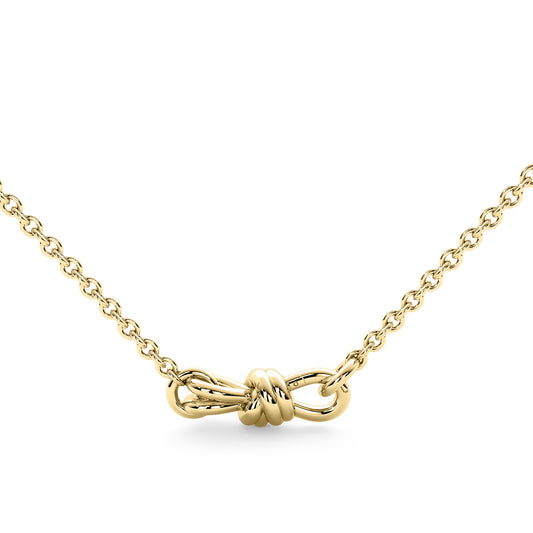 Infinity Knot Carabiner Necklace